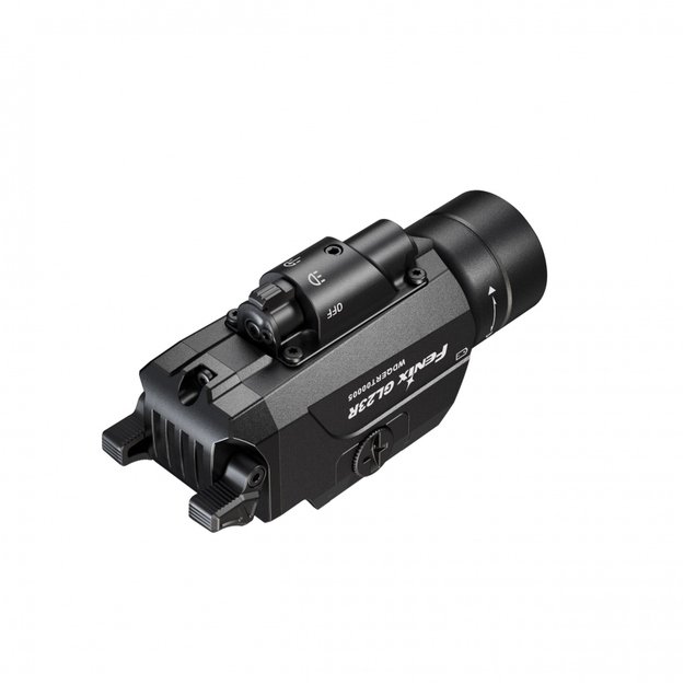 Fenix GL23R žibintuvėlis ant pistoleto