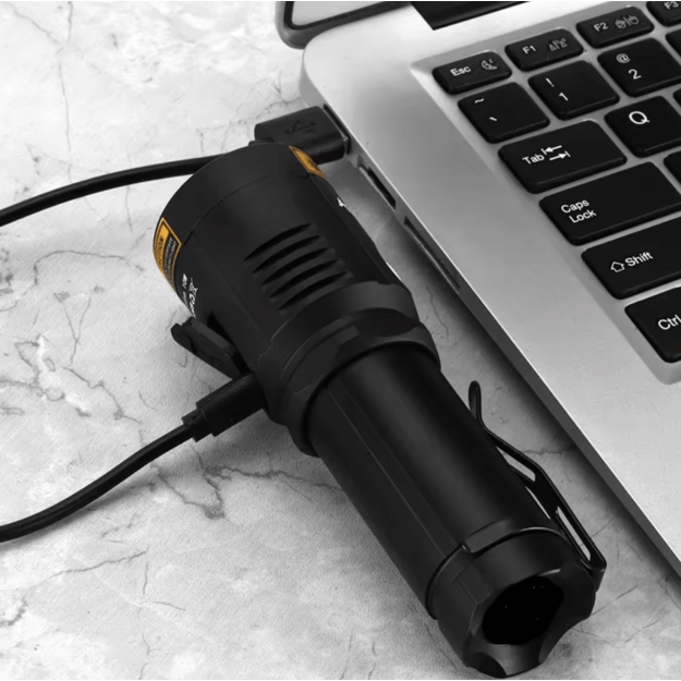 365nm UV žibintuvėlis 10W, įkraunamas USB