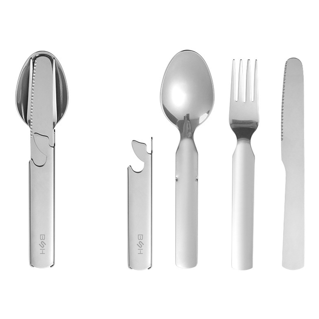 BSH ADVENTURE kelioninis valgymo įrankių komplektas NB-009