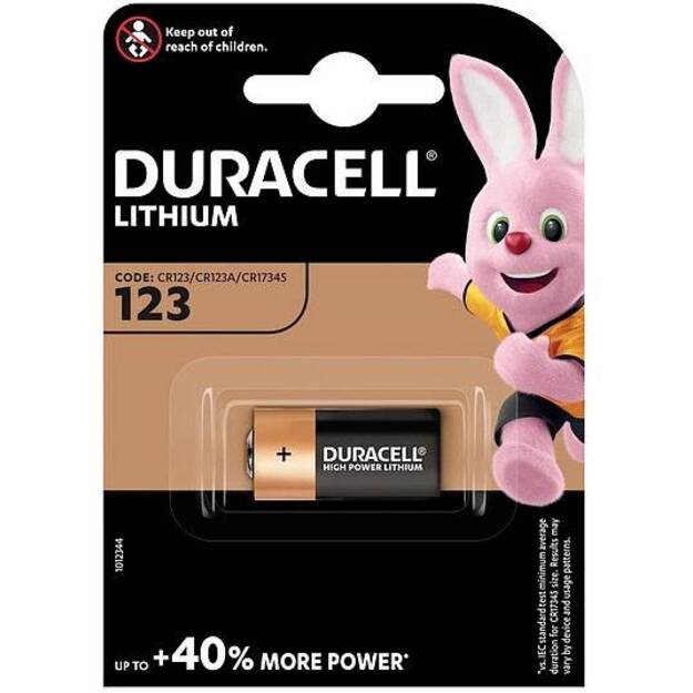 Батарея Duracell CR123