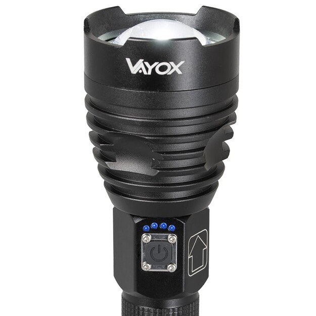 VAYOX rankinis taktinis žibintas 2500lm, IPX4, XHP90 LED