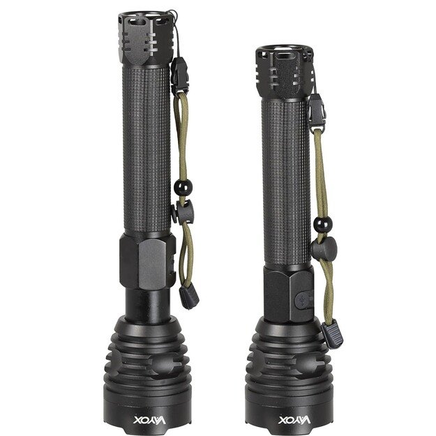 VAYOX rankinis taktinis žibintas 2500lm, IPX4, XHP90 LED