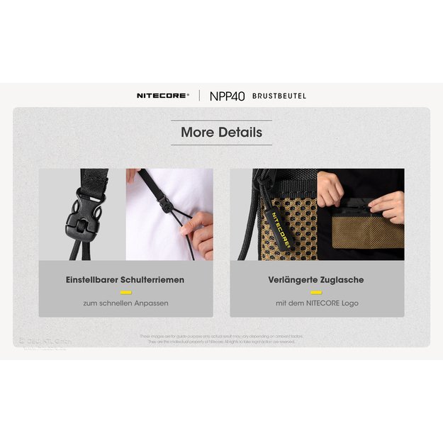 Nitecore NPP40 dėklas