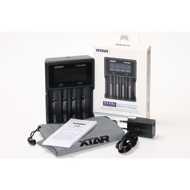  Зарядное устройство XTAR VC4SL QC3.0