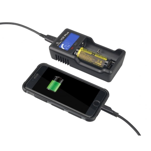 Pakraunamų baterijų kroviklis XTAR VC2 Master Plus