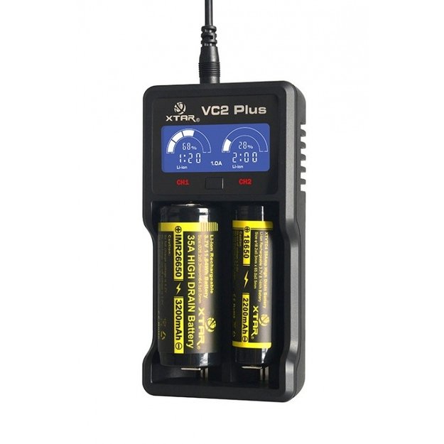 Pakraunamų baterijų kroviklis XTAR VC2 Master Plus