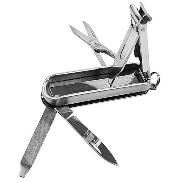 True Utility NailClip Kit Keychain Nail Care Set TU215