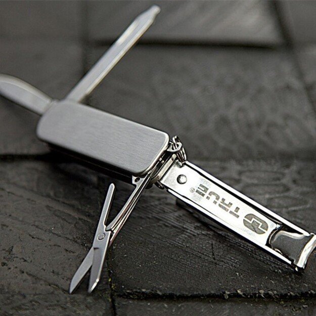 True Utility NailClip Kit Keychain Nail Care Set TU215