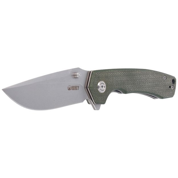 Kubey Green Micarta sulenkiamas peilis D2 (KU901C)