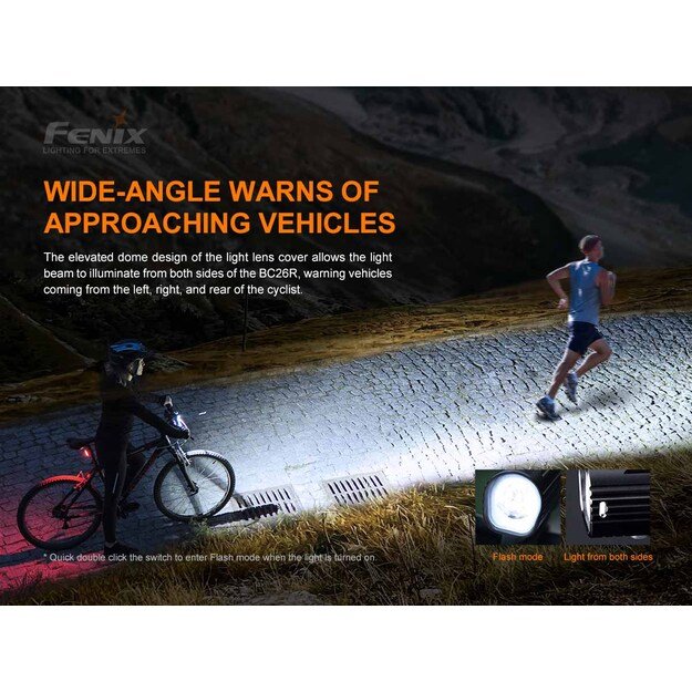 Fenix BC26R-D kraunamas dviračio žibintas