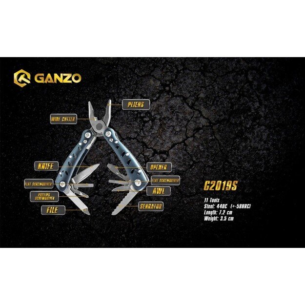 Ganzo 2019S multifunkcinis įrankis