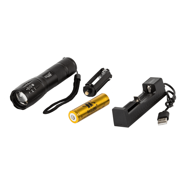 Фонарик UV 3W ZOOM