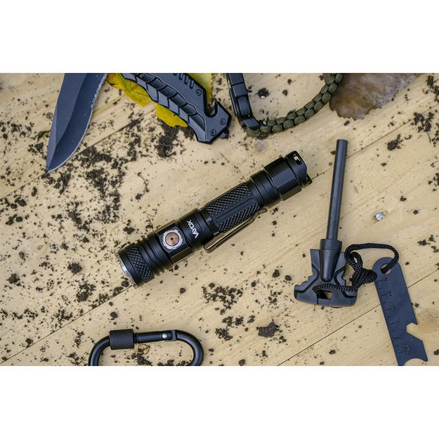 Taktinis žibintuvėis 1200Lm 10W IP44 Vayox