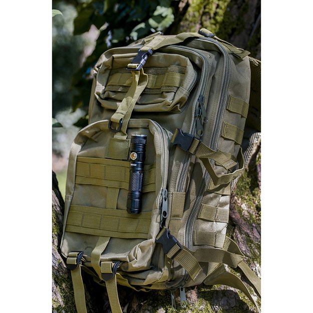 Taktinis žibintuvėis 1200Lm 10W IP44 Vayox