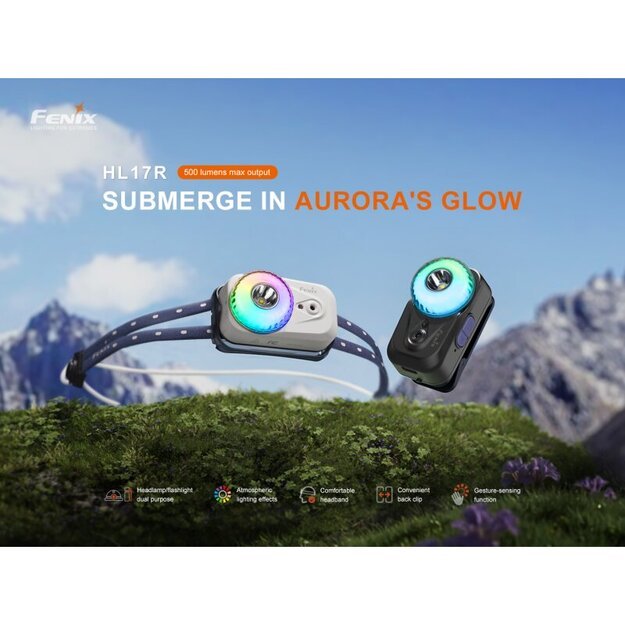 Fenix HL17R LED Легкий налобный фонарь с магнитом, белый