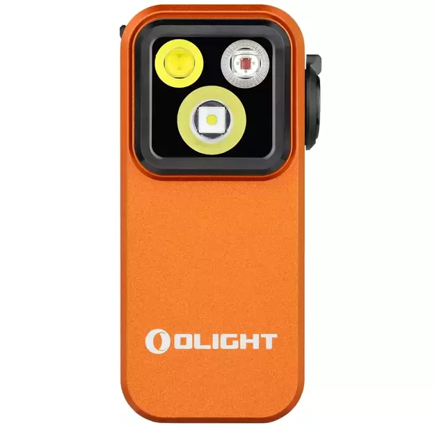 Olight Oclip Pro įkraunamas žibintuvėlis 500lm Oranžinis
