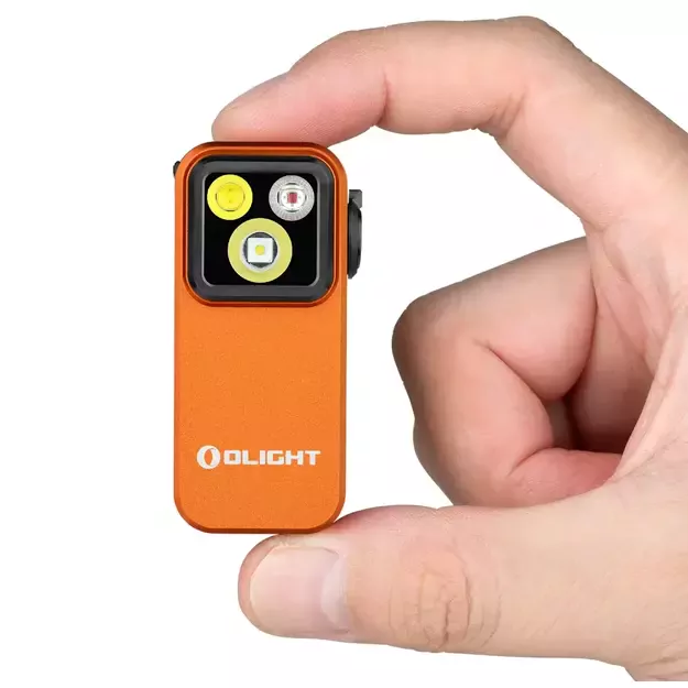 Olight Oclip Pro įkraunamas žibintuvėlis 500lm Oranžinis