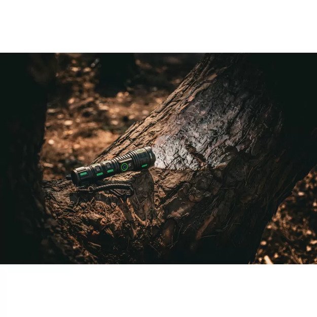 VAYOX 1200lm Pro serijos taktinis įkraunamas žibintuvėlis VA0365