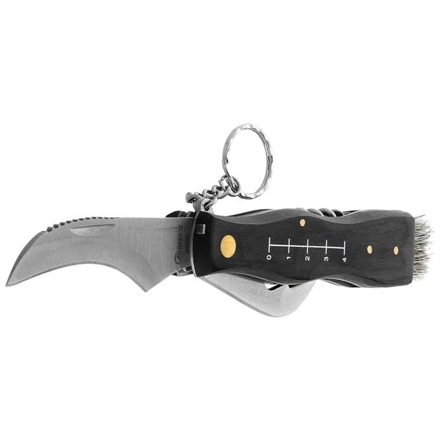 Martinez Albainox Setera daugiafunkcinis peilis grybavimui, maderos mediena, atlasinis 3Cr13Mov (10592)