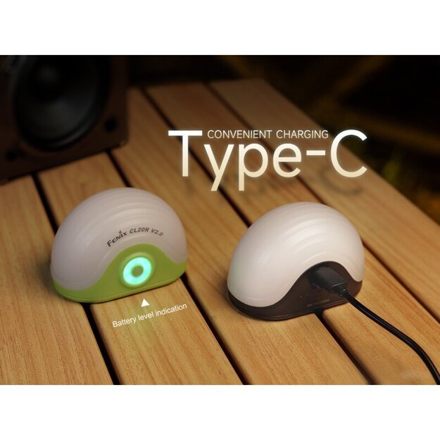 Fenix ​​CL20R V2.0 LED stovyklavimo žibintas Juodas