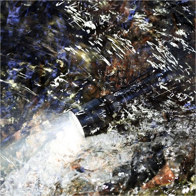 Fenix ​​C7 LED žibintuvėlis su USB jungtimi Oranžinis