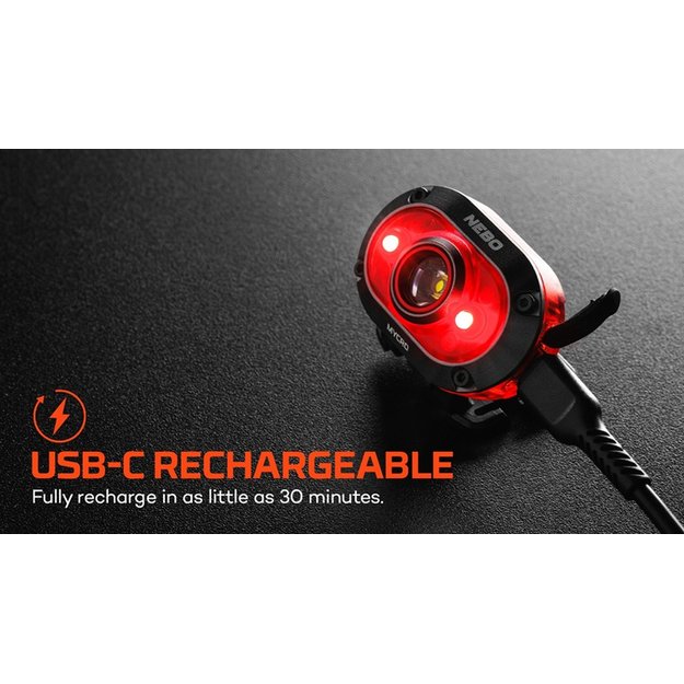 Фонарь NEBO Mycro 450 лм, Красный NE0026-H