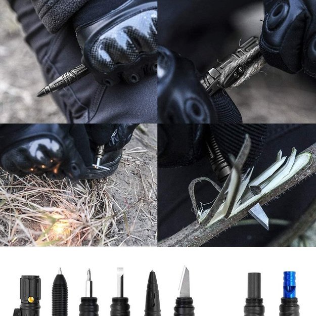 Kubotan taktinis rašiklis KB-008