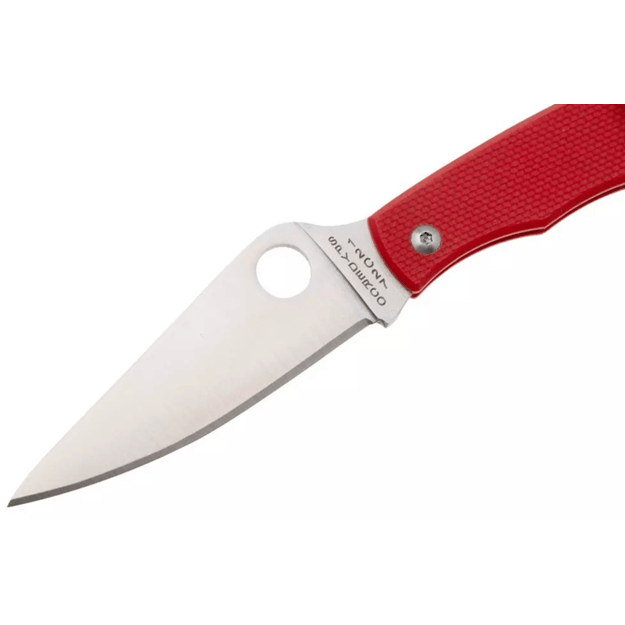 Складной нож Spyderco Grasshopper G10 Satin 12C27 Red C138GRDP