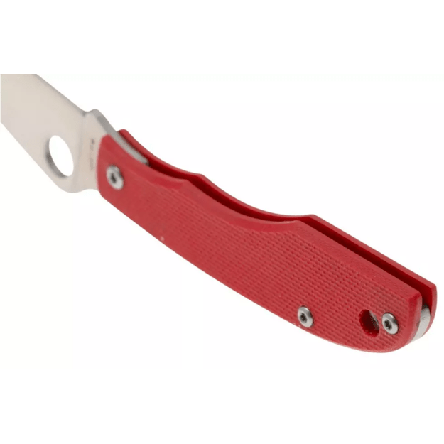 Складной нож Spyderco Grasshopper G10 Satin 12C27 Red C138GRDP