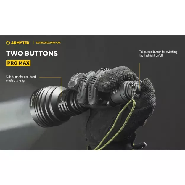 Фонарь Armytek Barracuda Pro Max 2800лм USB PCB F10501PC