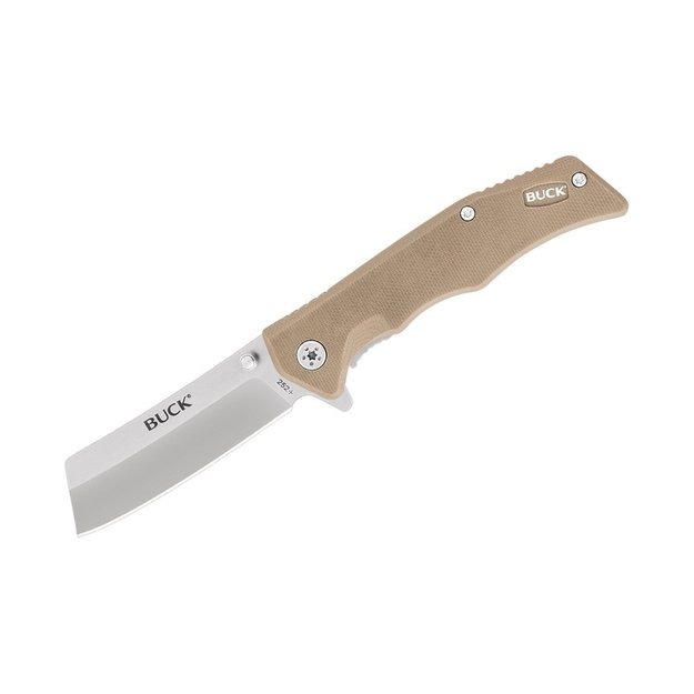 Buck Trunk 252 sulenkiamas peilis, chaki