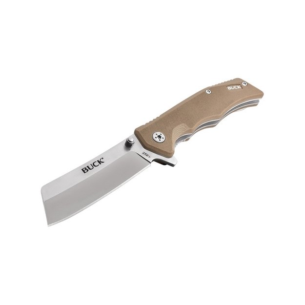 Buck Trunk 252 sulenkiamas peilis, chaki