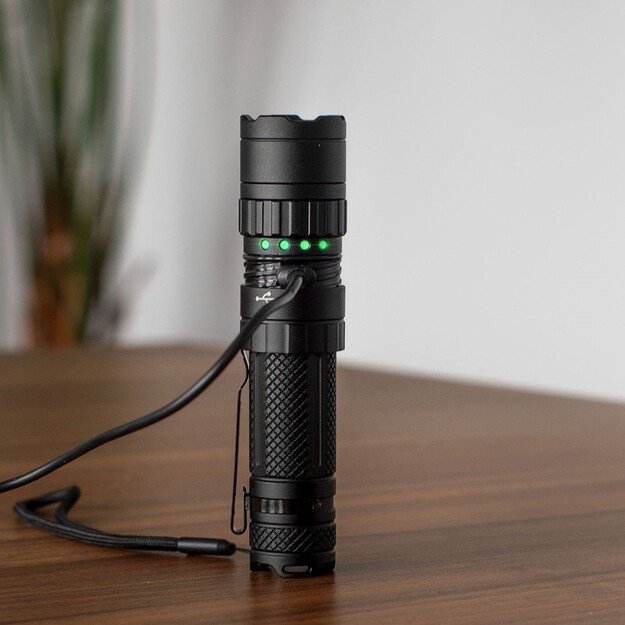 VAYOX įkraunamas LED žibintuvėlis 1500lm VA0077