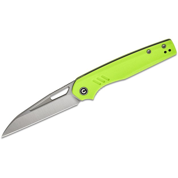 Civivi Guile sulenkiamas peilis Fluorescent Green G10, Satin 14C28N by Shawn Ashmore (C24062B-2)