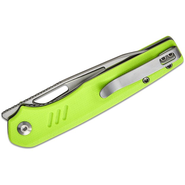 Civivi Guile sulenkiamas peilis Fluorescent Green G10, Satin 14C28N by Shawn Ashmore (C24062B-2)