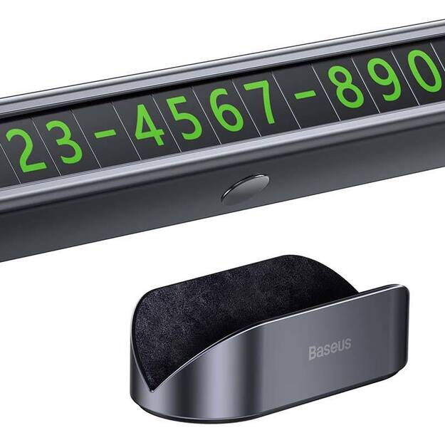 Automobilinė parkavimo kortelė su telefono numeriu