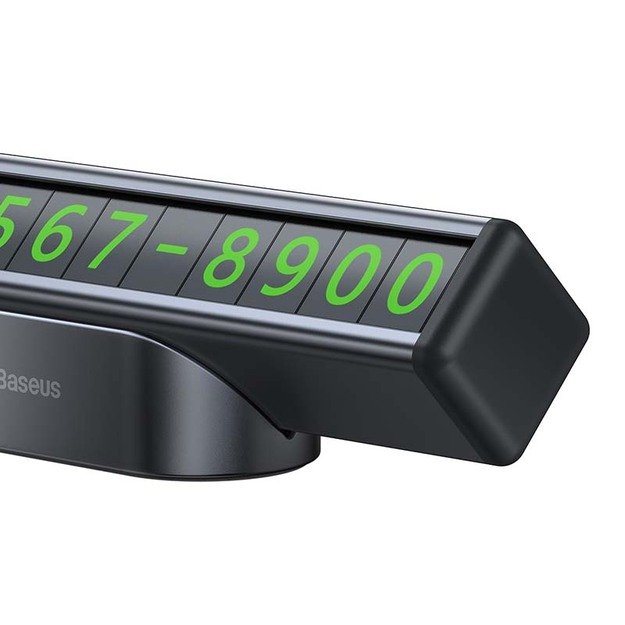 Automobilinė parkavimo kortelė su telefono numeriu