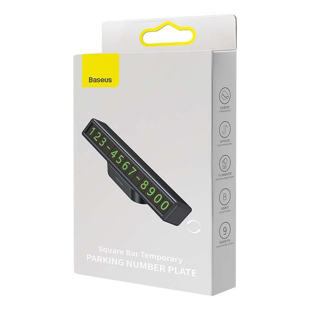 Automobilinė parkavimo kortelė su telefono numeriu