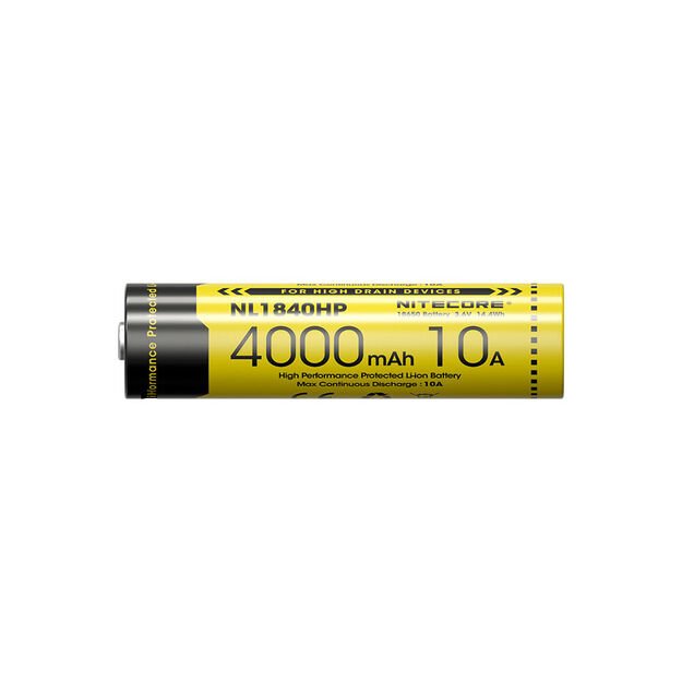 Литий-ионный аккумулятор Nitecore 18650, 4000 мАч NL1840HP