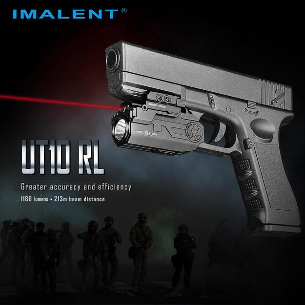 Imalent UT10RL žibintuvėlis 1160 lm.