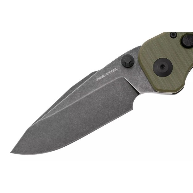 Real Steel Evolution Ironclad sulenkiamas peilis, žalias 7911BG