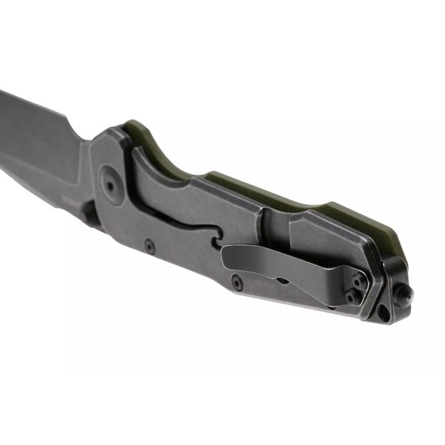 Real Steel Evolution Ironclad sulenkiamas peilis, žalias 7911BG