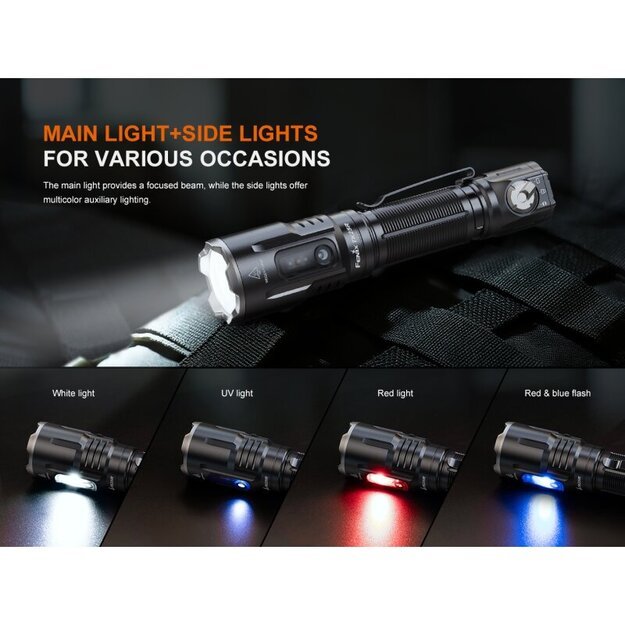 Fenix ​​​​TK25R Multifunctional LED Flashlight with UV and Red Light