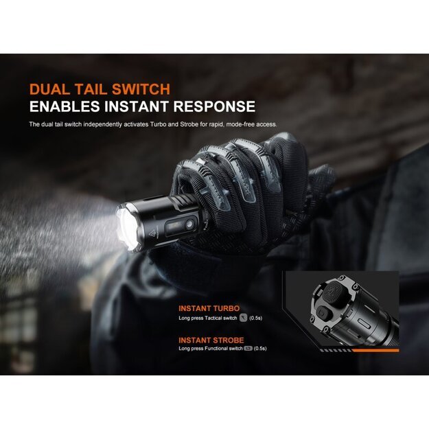 Fenix ​​​​TK25R Multifunctional LED Flashlight with UV and Red Light