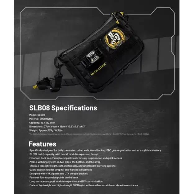 Nitecore kelioninis krepšys SLB08