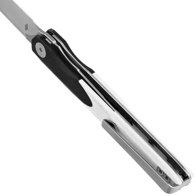 Bestechman Lanza G10 Sulenkiamas peilis White/Black BMK14A