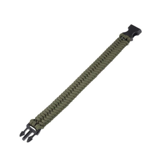 Браслет из паракорда EDCX Fish Army Green, размер M