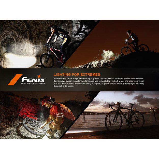 Fenix BC45R 3300lm, dvigubo spindulio dviračio žibintas su pulteliu