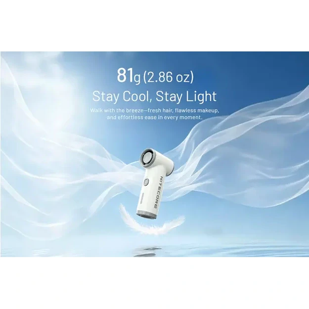 Nitecore NEF NANO - Mini rankinis ventiliatorius, žalias
