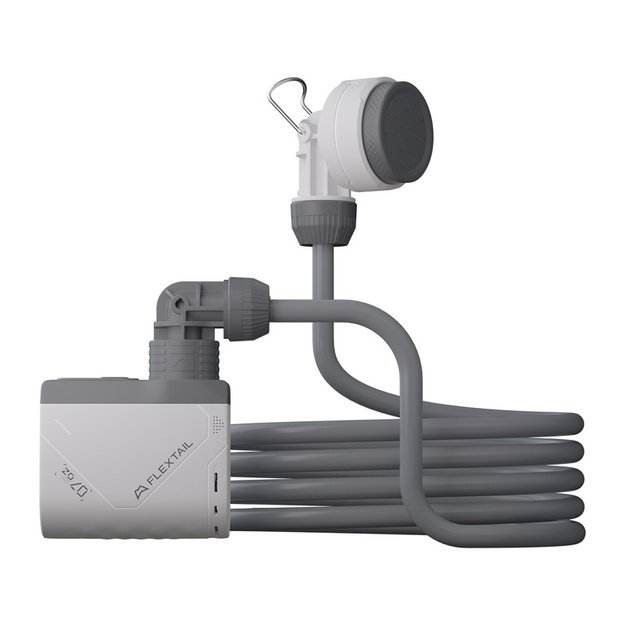 Flextail Tiny Shower Portable Shower with Pump (White)